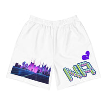 Load image into Gallery viewer, No Repeat "Midnight" White Graphic Shorts
